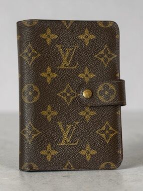 Louis Vuitton Porte Papier Zippe Wallet Monogram Canvas Brown